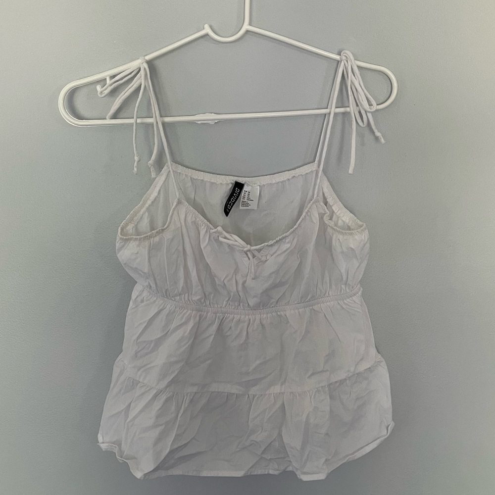 White tank cami